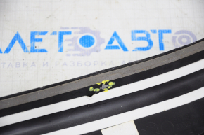 Door sill outer rear right Audi Q5 8R 09-17 black with chrome, broken guides, scratches