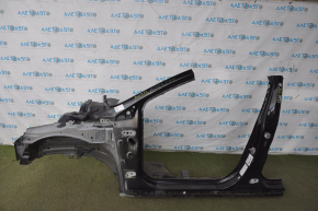 Front quarter left Ford Fusion mk5 13-20 black with central pillar, pokes