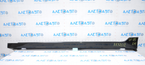 Left threshold Hyundai Sonata 15-17 SE black broken fasteners