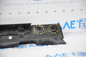 Left threshold Hyundai Sonata 15-17 SE black broken fasteners