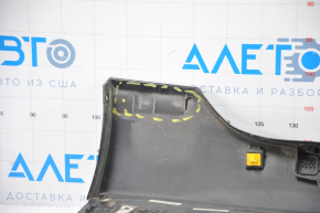 Left threshold Hyundai Sonata 15-17 SE black broken fasteners