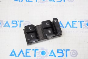 Front left window lift control for Audi Q5 8R 09-12 black, 4-speed automatic