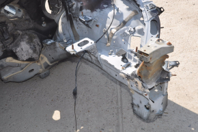 Front left quarter Chevrolet Volt 11-15 graphite on body, burnt
