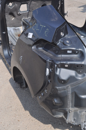Quarter wing rear left Chevrolet Volt 11-15 graphite on body, bumps