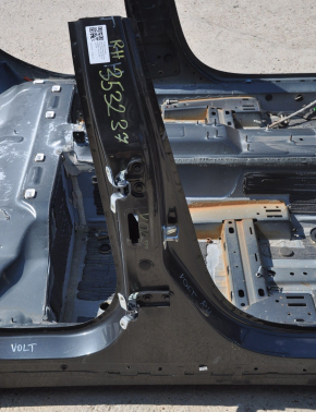 Body pillar central right Chevrolet Volt 11-15 graphite on body, bumps