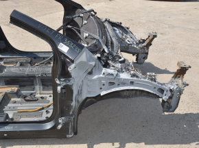 Front right quarter Chevrolet Volt 11-15 graphite on body, burnt, bumps