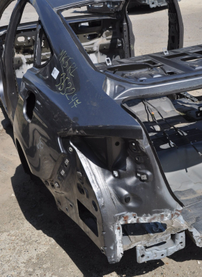 Quarter wing rear left Ford Fusion mk5 13-20 graphite on body, bumps