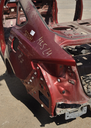 Quarter wing rear left Ford Fusion mk5 13-20 red on the body, pokes