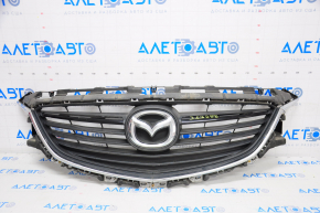 Radiator grill Mazda 6 13-17 complete with badge, sand, broken mount