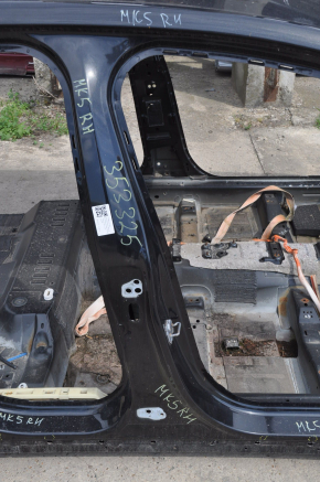 Body pillar central right Ford Fusion mk5 13-20 black on body, pokes