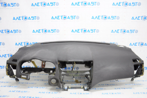 Torpedo front panel without AIRBAG Lexus RX400h 06-08 black, cracks
