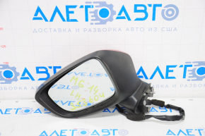 Left side mirror assembly Mazda 6 13-16 5 pins, turn signal, red