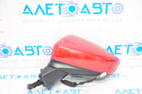 Left side mirror assembly Mazda 6 13-16 5 pins, turn signal, red