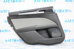 Door trim card rear left Ford Fusion mk5 13-16 black with gray insert, scratch