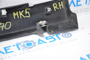 Right threshold Ford Fusion mk5 13-20 structure dented fastenings, sawed, tear, scratches
