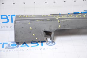 Right threshold Ford Fusion mk5 13-20 graphite broken fasteners, dented, tears, sawed