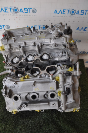 Toyota Sienna 11-16 3.5 2GRFE engine without mileage, compression 11.5-11.5-11.5-11.5-11.5-11, one compressor mount is broken