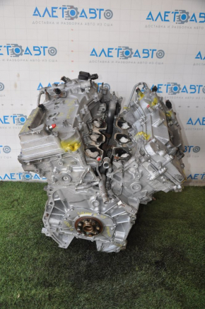 Toyota Sienna 11-16 3.5 2GRFE engine without mileage, compression 11.5-11.5-11.5-11.5-11.5-11, one compressor mount is broken