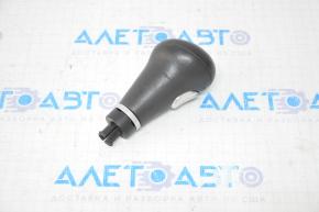 Gear knob Audi Q5 8R 09-17 leather, black, scratches