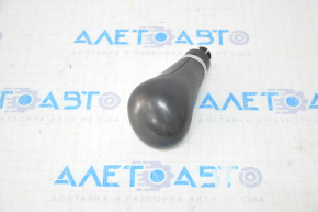 Gear knob Audi Q5 8R 09-17 leather, black, scratches