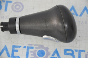 Gear knob Audi Q5 8R 09-17 leather, black, scratches