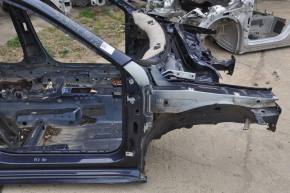 Front right quarter VW Passat b7 12-15 USA blue on the body, dented