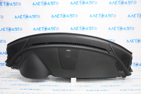 Torpedo front panel with AIRBAG Mazda 6 13-15 prerest, black, rusty pyropatron