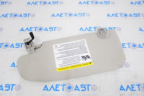 Right visor Ford Fusion mk5 13-15 gray, for cleaning