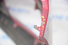 Front bumper bare Mazda 6 13-17 without washers and parking sensors, red, tears cracks, broken fasteners