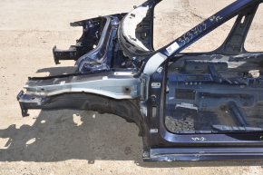 Front left quarter VW Passat b7 12-15 USA blue on the body, dented