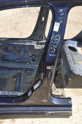 Body pillar central left VW Passat b7 12-15 USA blue on body, pokes