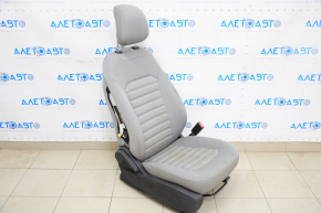 Passenger seat Ford Fusion mk5 13-15 without airbag, mechanical, cloth, gray, for cleaning