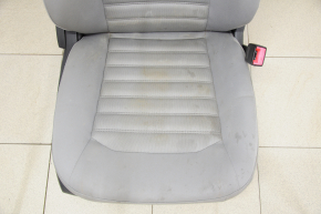 Passenger seat Ford Fusion mk5 13-15 without airbag, mechanical, cloth, gray, for cleaning