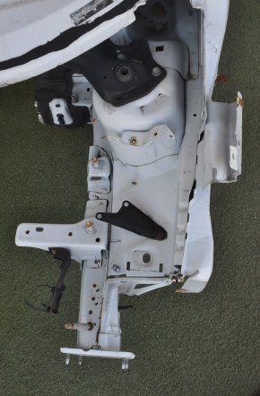 Front left quarter Ford C-max MK2 13-18 white with central pillar, dented, bumps