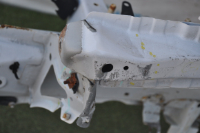 Front left quarter Ford C-max MK2 13-18 white with central pillar, dented, bumps