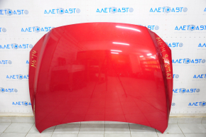 The hood is bare Mazda 6 13-17 red 41V, the place under the bumper is rusted