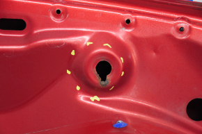 The hood is bare Mazda 6 13-17 red 41V, the place under the bumper is rusted