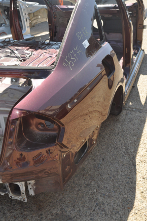 Quarter wing rear right VW Passat b7 12-15 USA burgundy on the body, butts