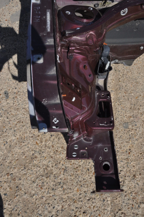 Front right quarter VW Passat b7 12-15 USA burgundy on the body