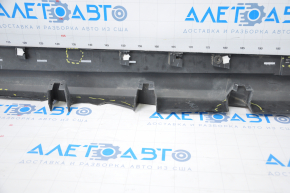 Right threshold Lincoln MKZ 13-20 black, broken fasteners, fractures, dented, sawed