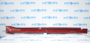 Right threshold Lincoln MKZ 13-20 red with seals, broken fastening, dented, sawed