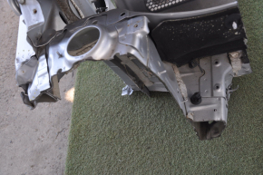 Front right quarter Chevrolet Volt 16- silver with central pillar, without side member, dented