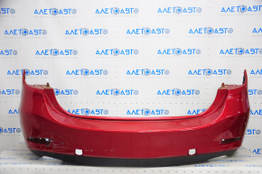 Rear bumper bare Mazda 6 13-17 usa red, tears, cracks in fasteners