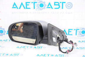 Left side mirror complete Jeep Compass 17-24 5+4 pins, BSM, heated, turn signal, silver