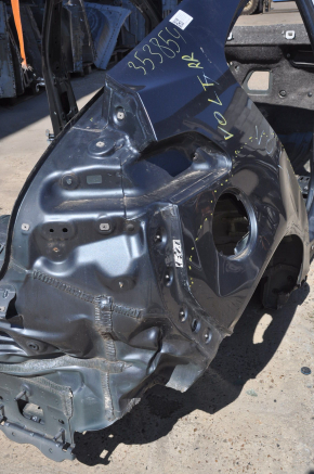 Quarter wing rear right Chevrolet Volt 11-15 graphite on the body, dented, bumps