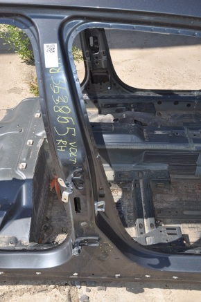 Body pillar central right Chevrolet Volt 11-15 graphite on body, bumps