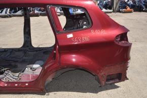 Quarter wing rear left Subaru b10 Tribeca burgundy on the body, bumps