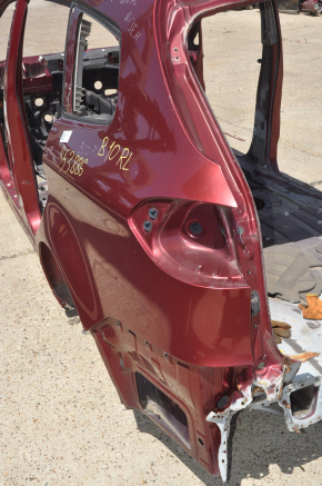 Quarter wing rear left Subaru b10 Tribeca burgundy on the body, bumps