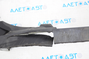 Front bumper lip Jeep Compass 17-21 structure, rubbed, torn