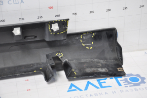 Left threshold Ford Fusion mk5 13-20 green broken fasteners, tears, dented, scratches
